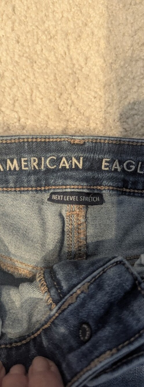 Distressed Midi Next Level Stretch Denim Shorts, 4 - Picture 2 of 7